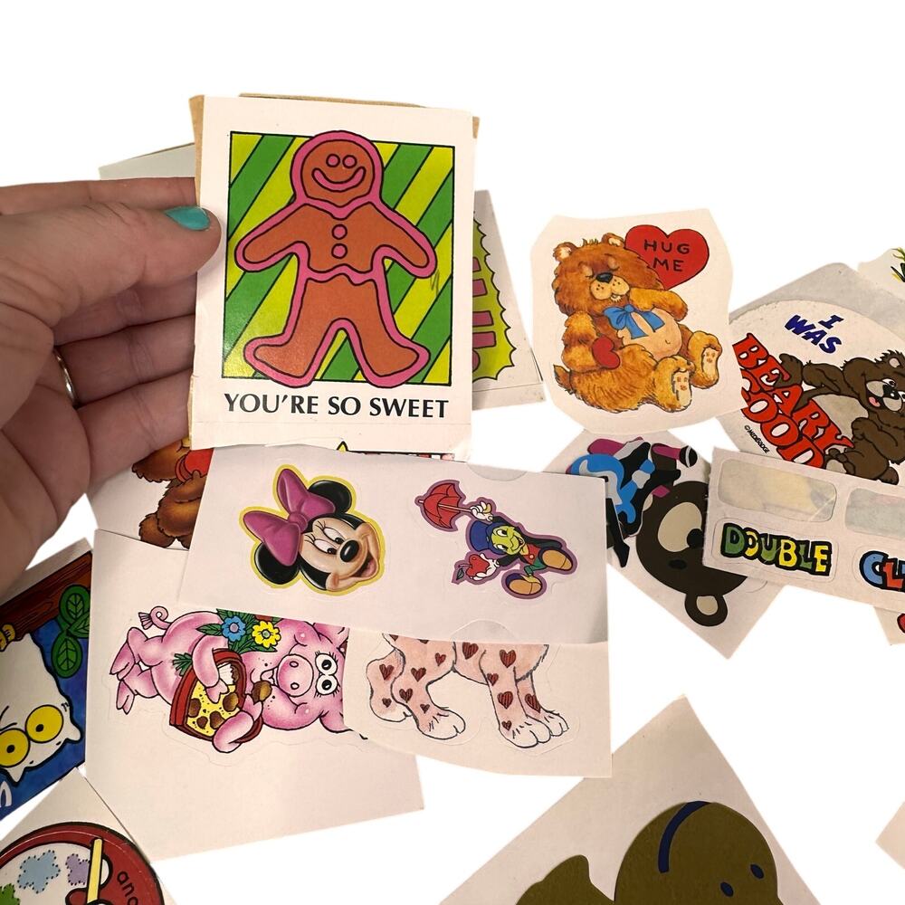 Huge Vintage Sticker Collection - Vintage Holiday Stickers 88 pieces - Picture 4 of 12